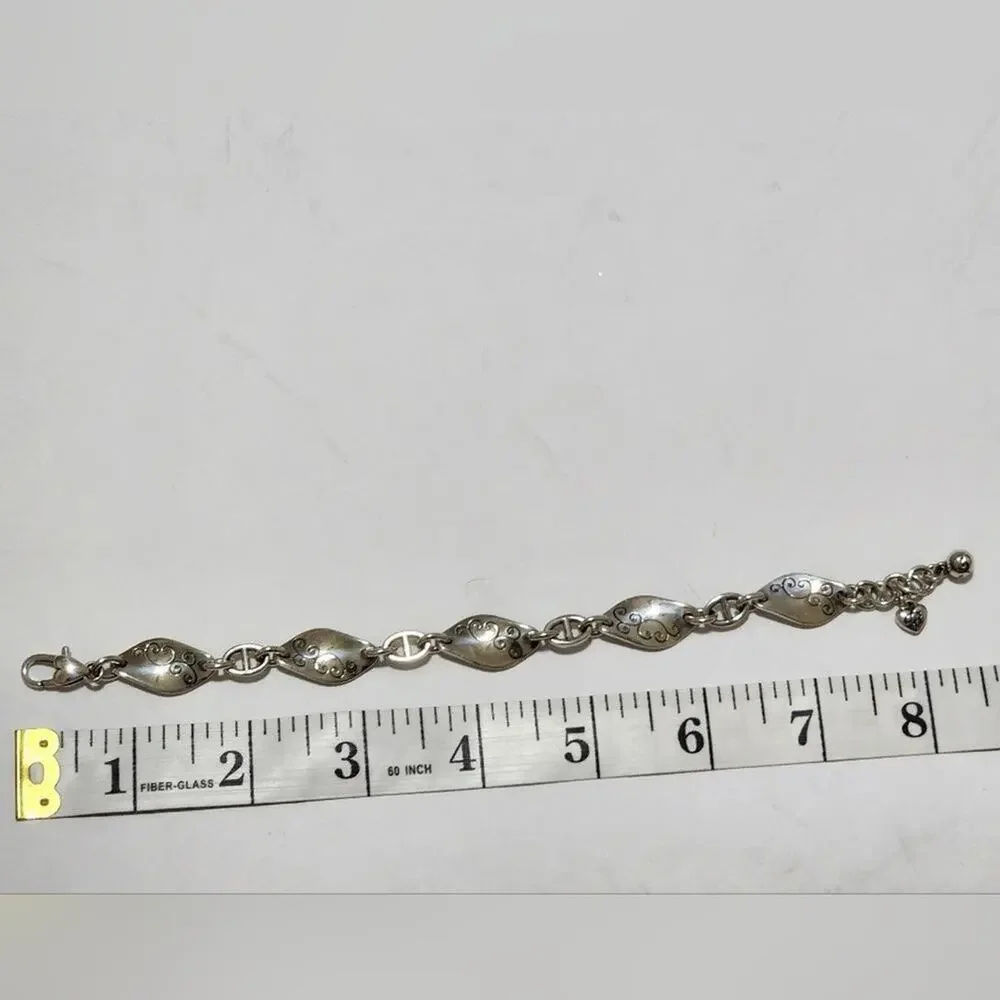 Brighton‎ scrolled silver plated twirl bracelet