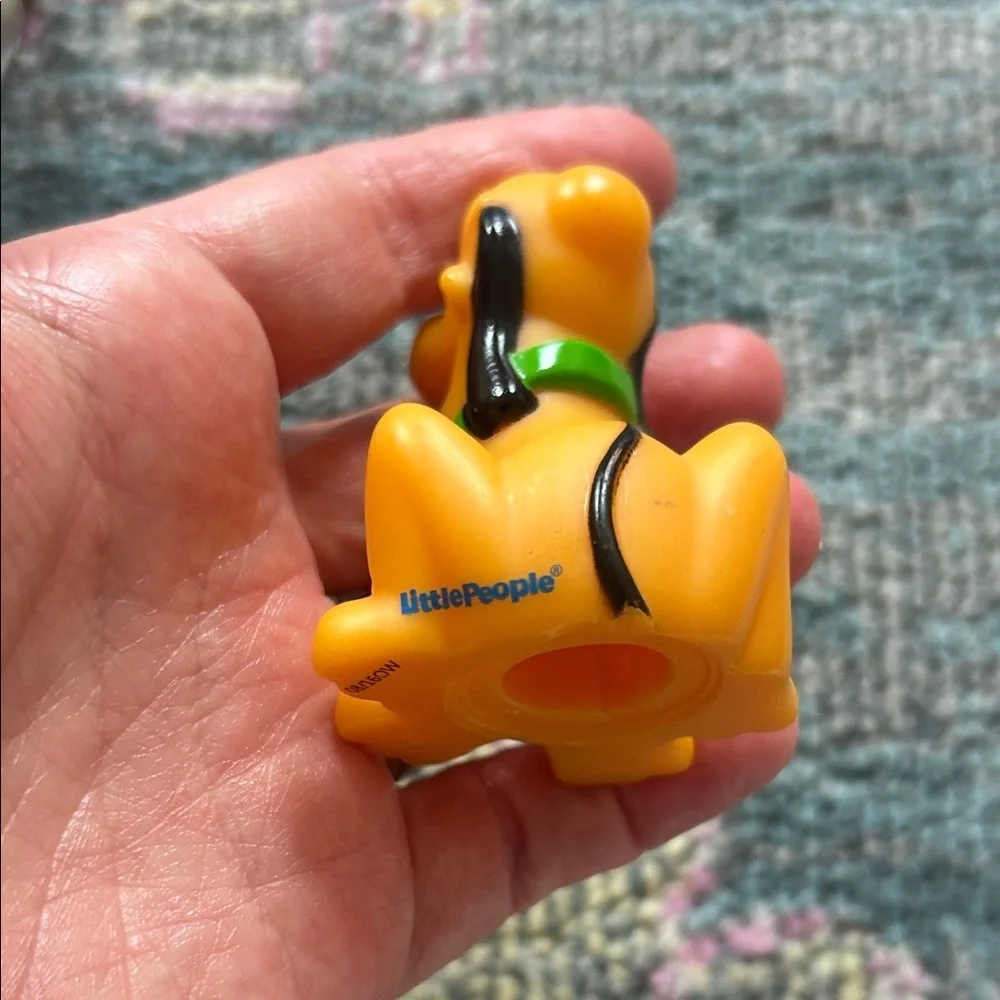 Fisher Price Little People Disney Pluto Toy 2014 Mattel 2.25 '' Figure Dog