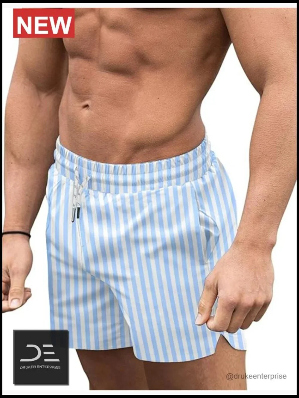 Men's Quick Dry Swim Trunks with Pockets