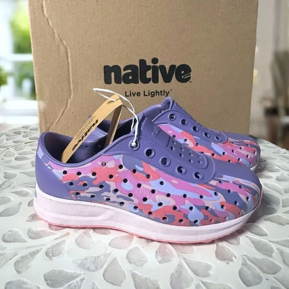 Native Shoes Robbie Toddler Kids Camo Floral Slip-On Water Shoes Sneaker Waterpr