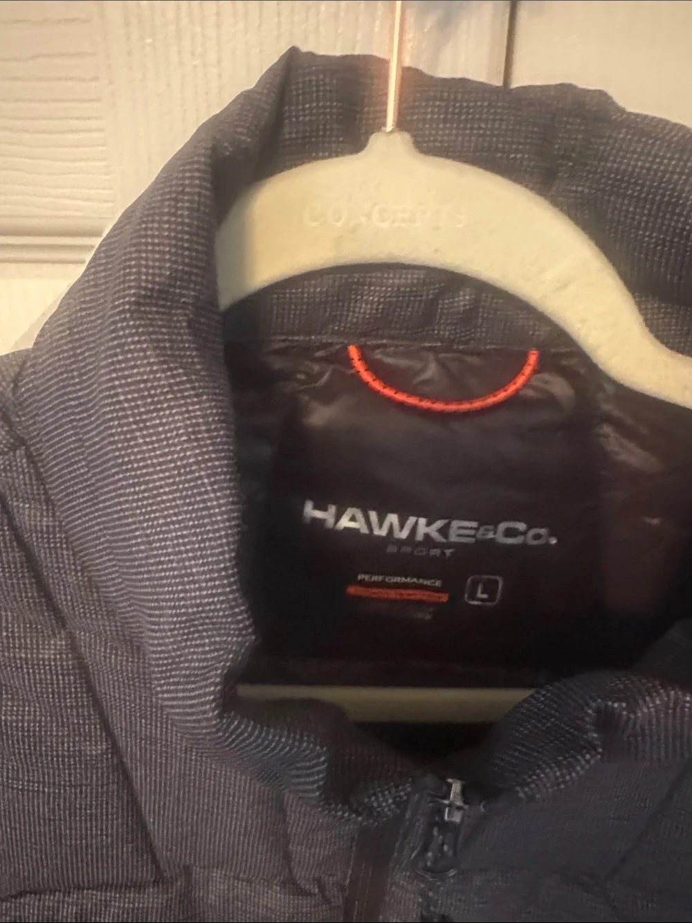 Hawke & Co Quilted Puffer Vest in Charcoal