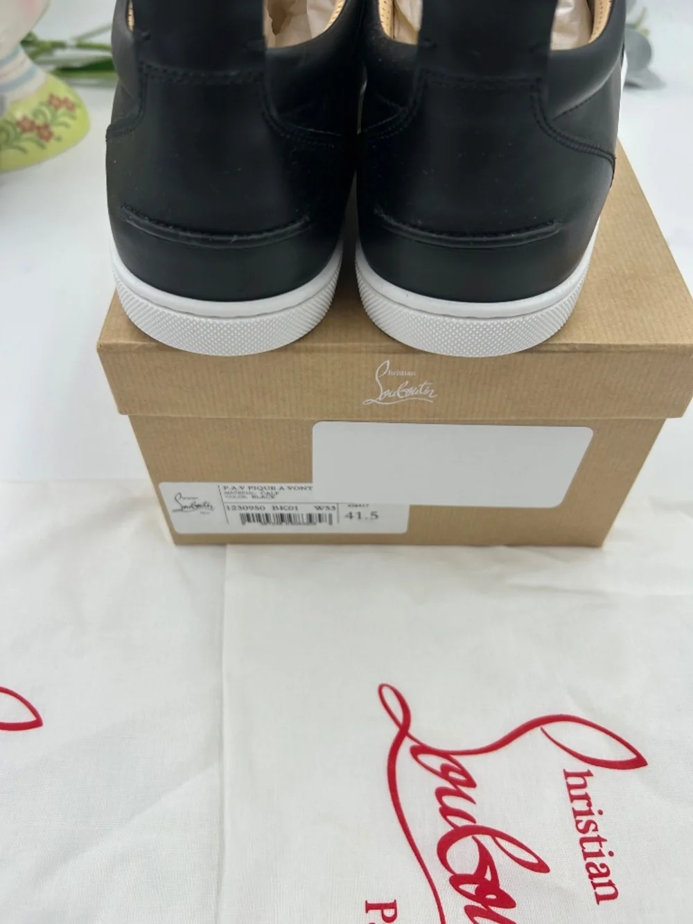 Men’s Christian Louboutin F.A.V Fique Slip On Sneaker's Size 41.5/8.5 US