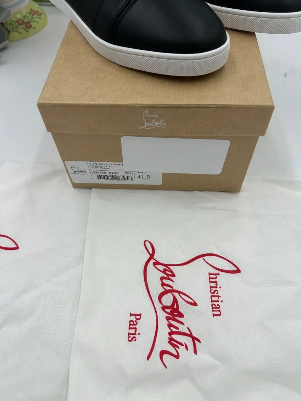 Men’s Christian Louboutin F.A.V Fique Slip On Sneaker's Size 41.5/8.5 US