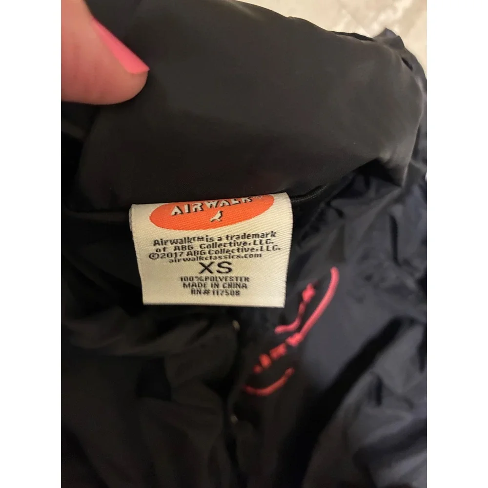 Airwalk x Staple Pigeon Mens Black Coaches Jacket Skate Graphic Windbreaker XS