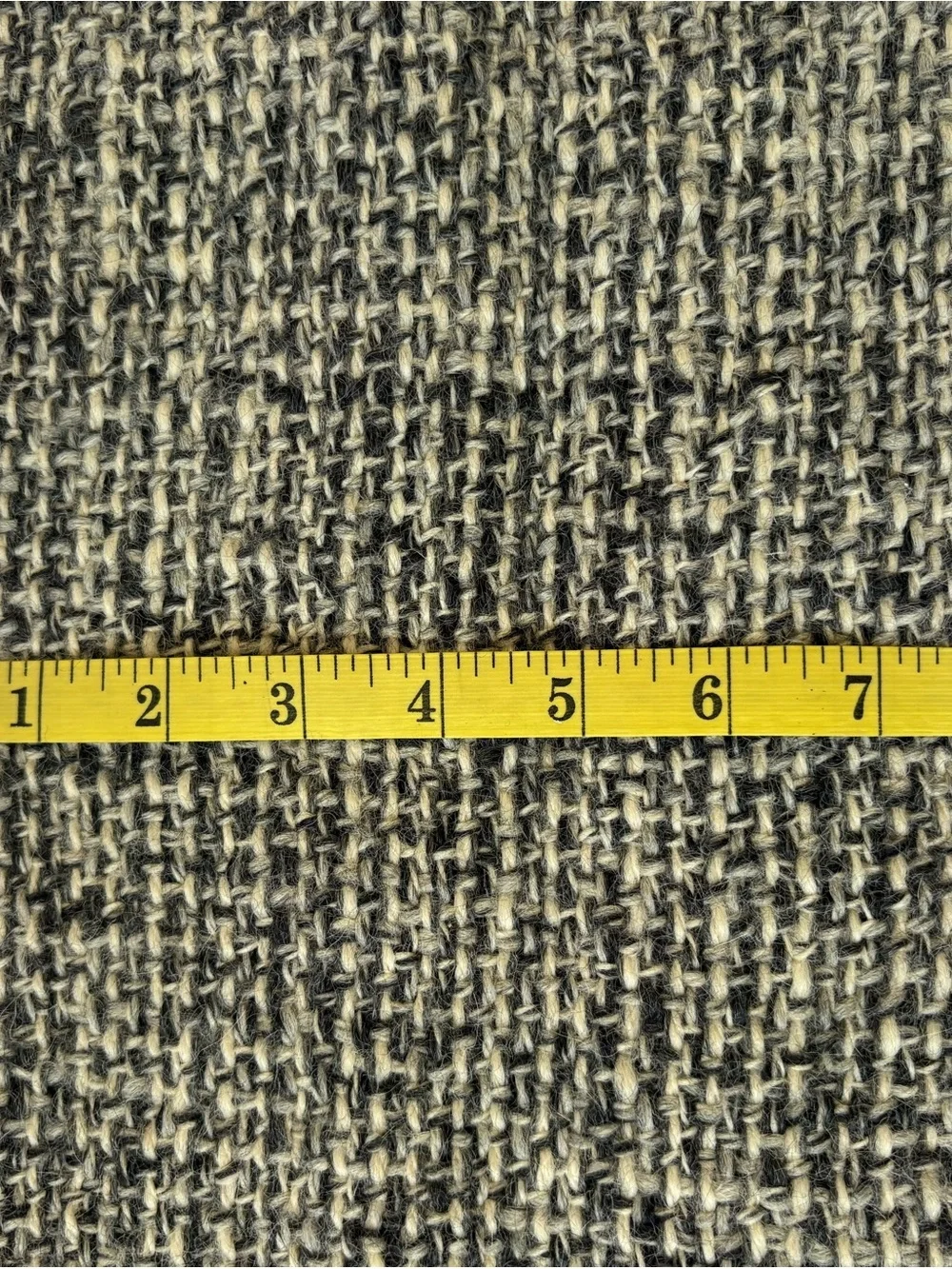 Hand made in Peru fringe neutral