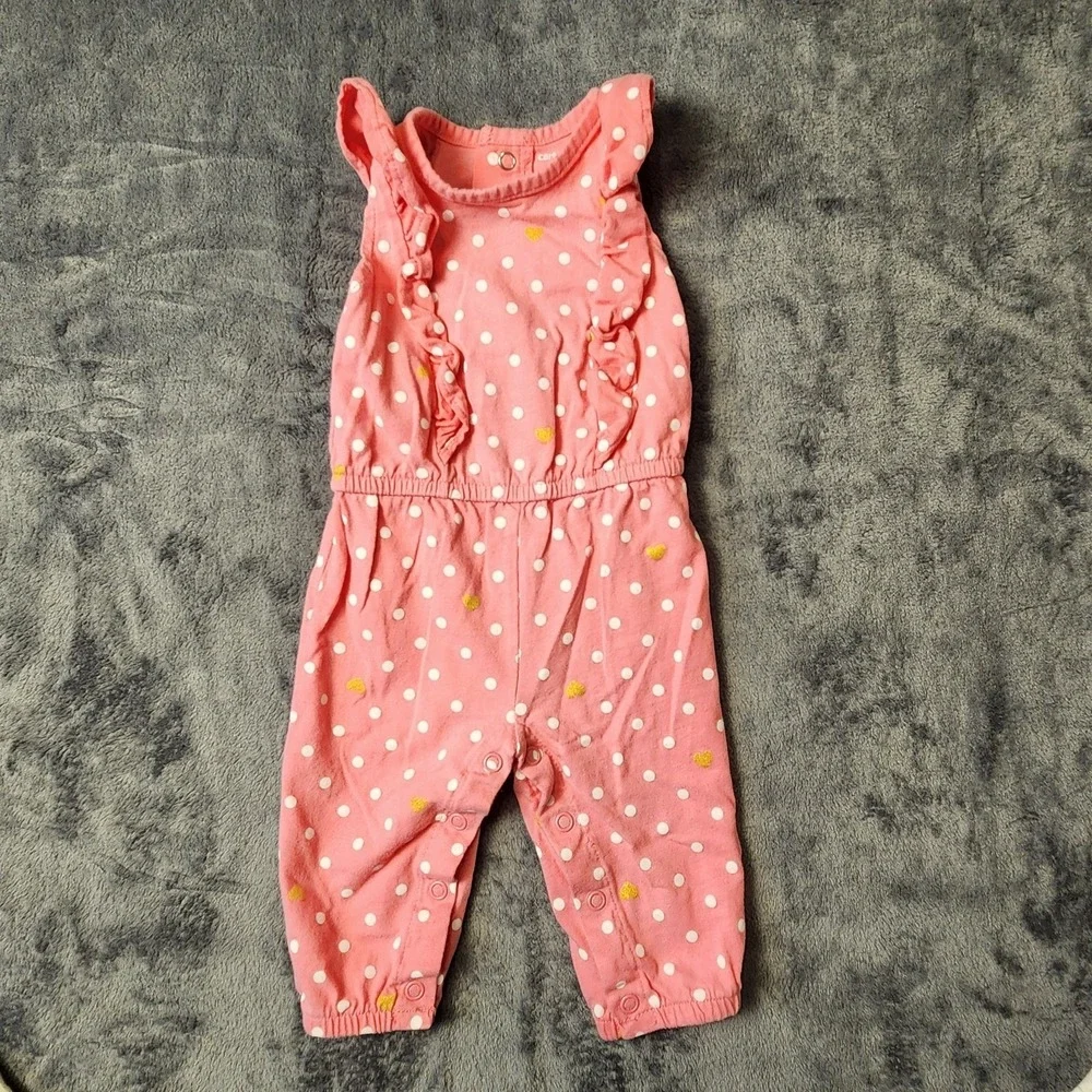 Baby Girl Clothes 6pc Lot 3-6 Months Laura Ashley Carter's Gerber Romper Pants