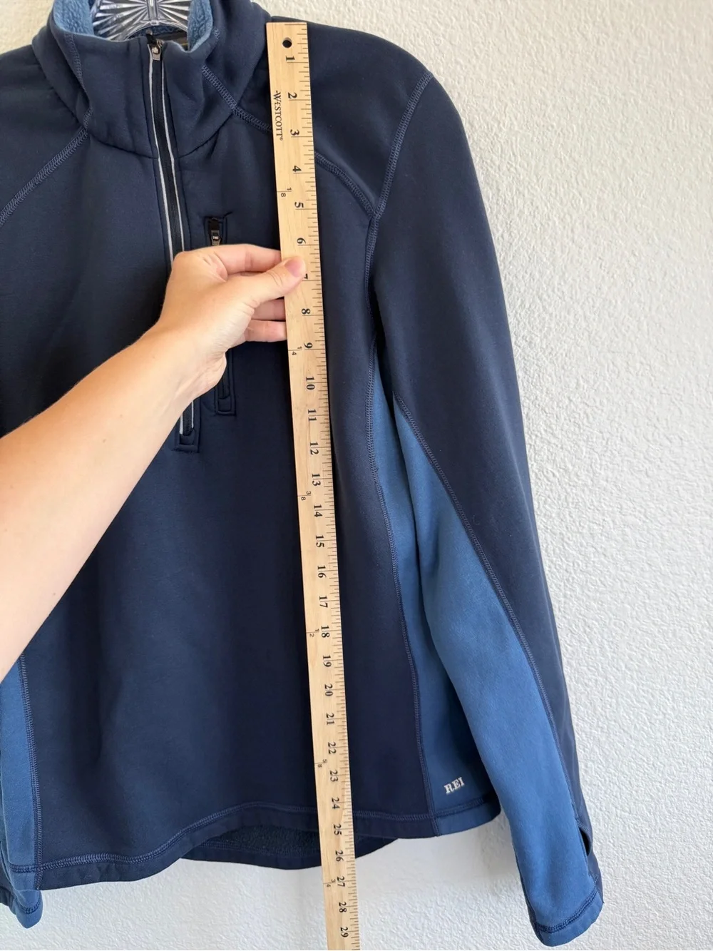 REI Dark Navy Half-Zip Pullover