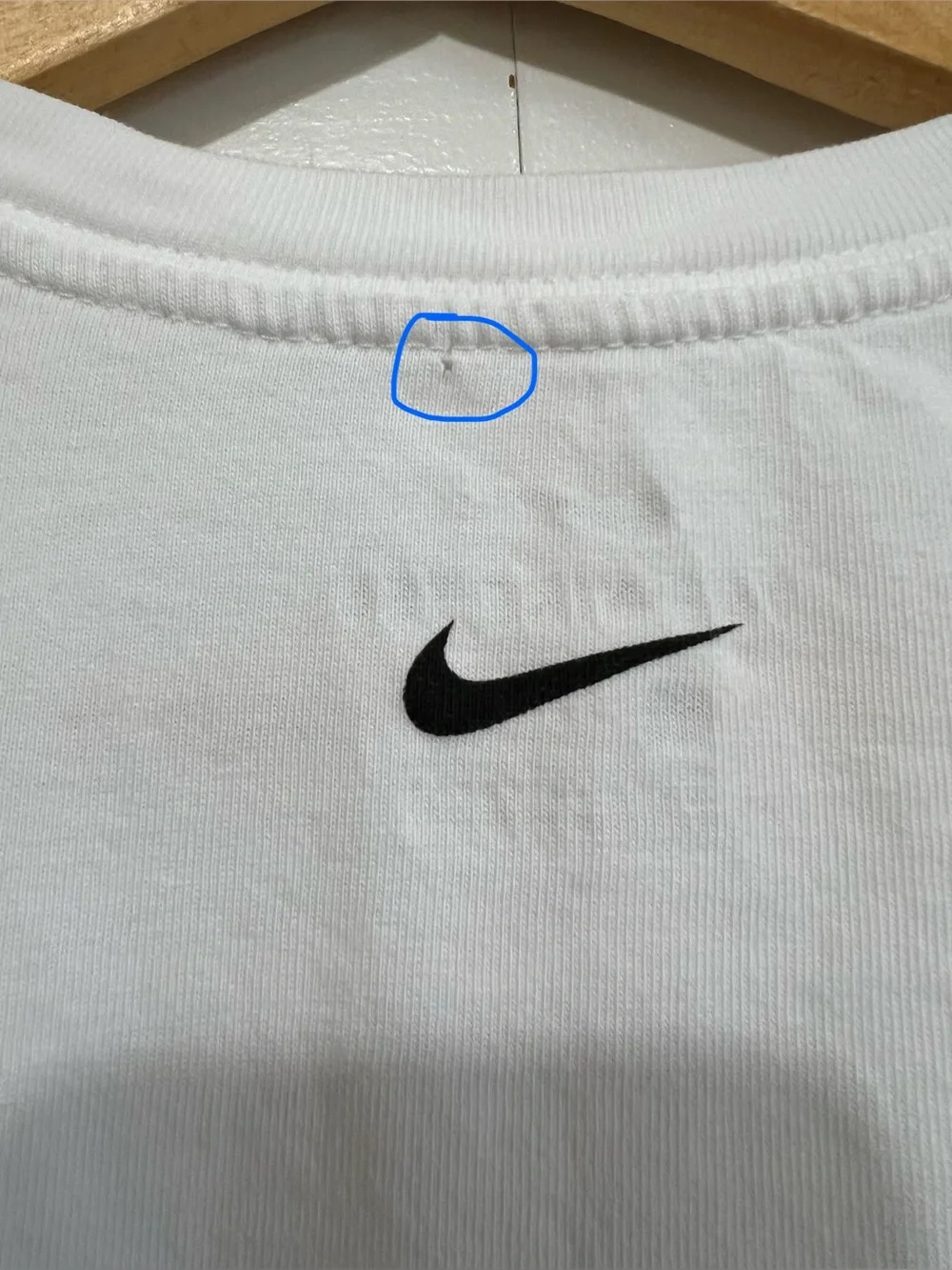 Nike Sportswear Dual Swoosh Pack White Cotton Tee Black Logo Men's Large