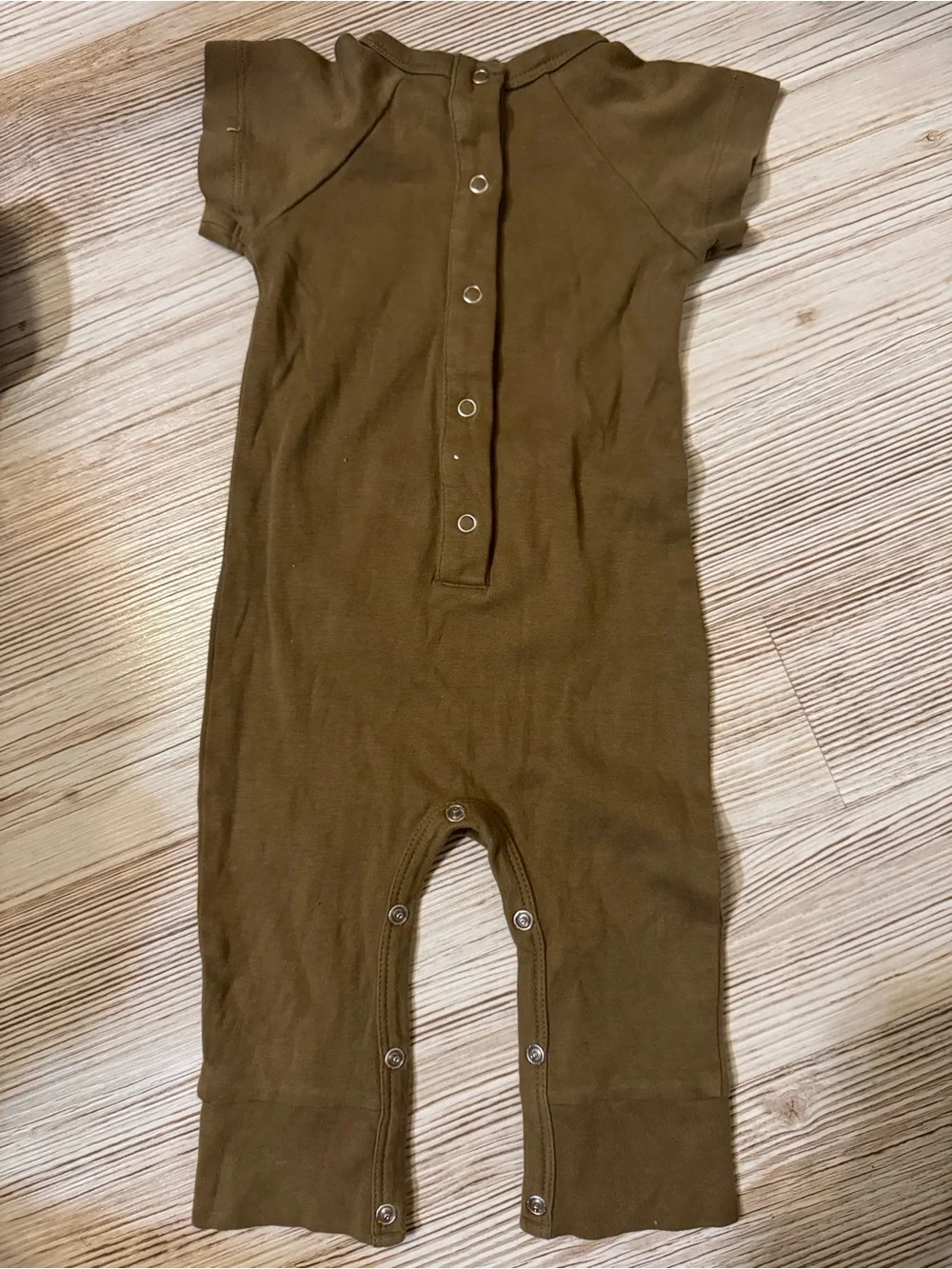 kate quinn Olive Green Short Sleeve One-Piece Romper
