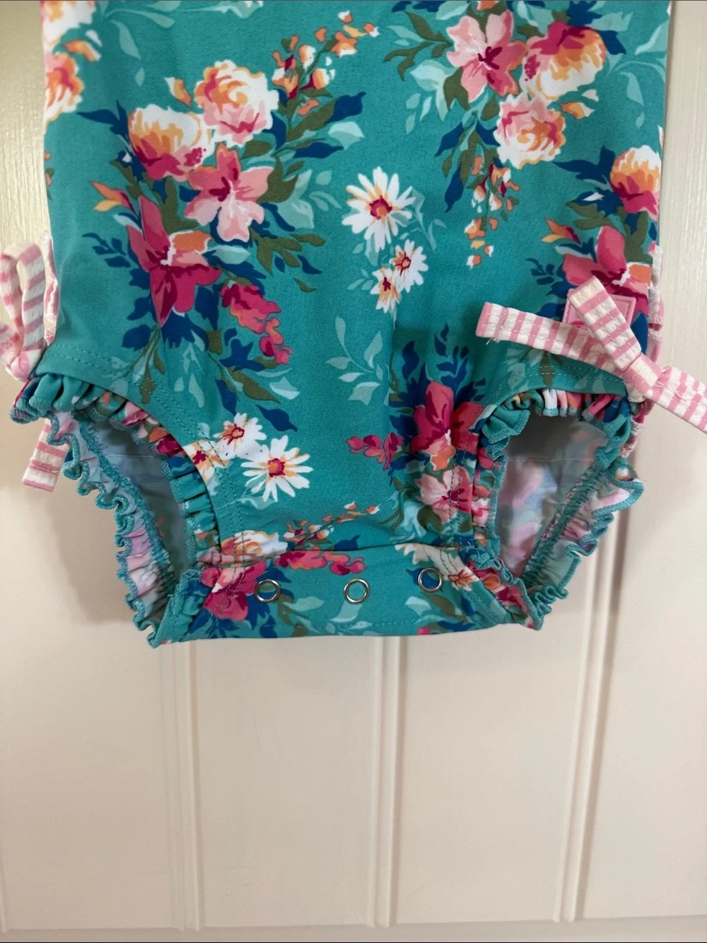 One piece Floral Bathing Suit