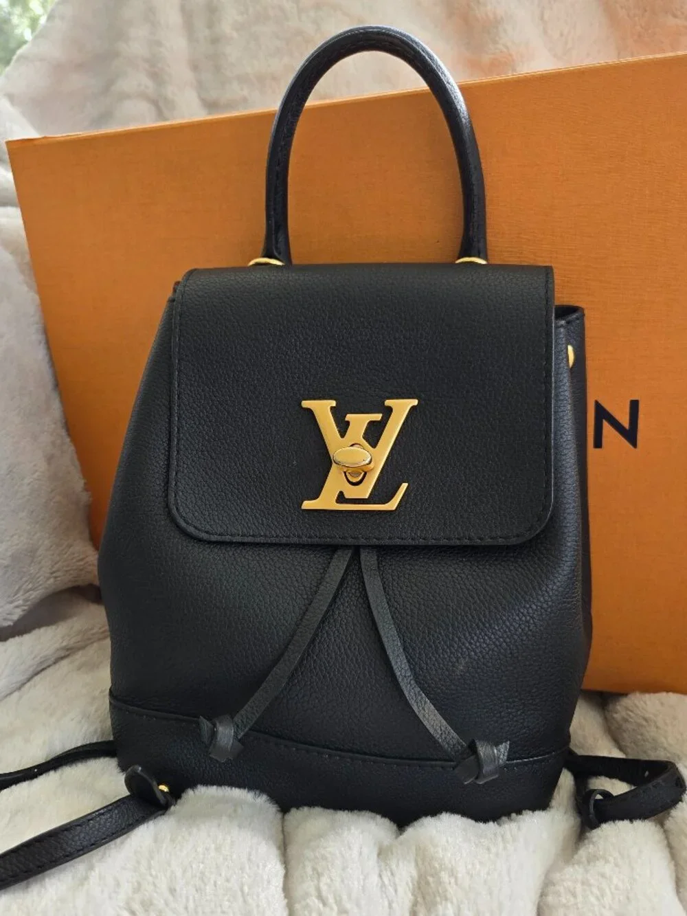 Louis Vuitton Lock Me Mini Backpack