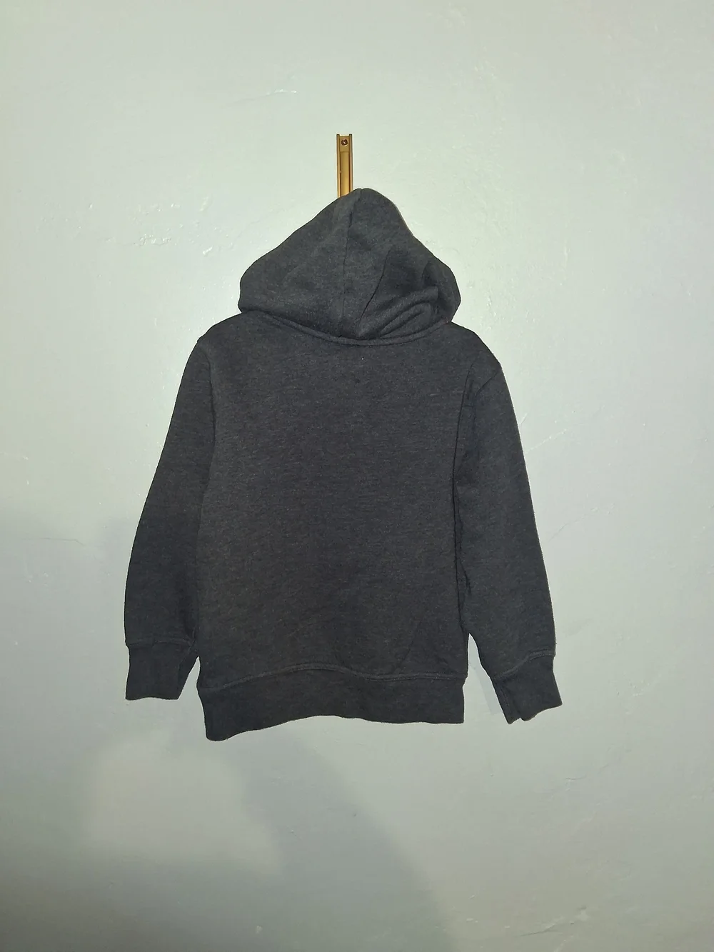 GAP Kids Dark Gray Hoodie with Orange Logo