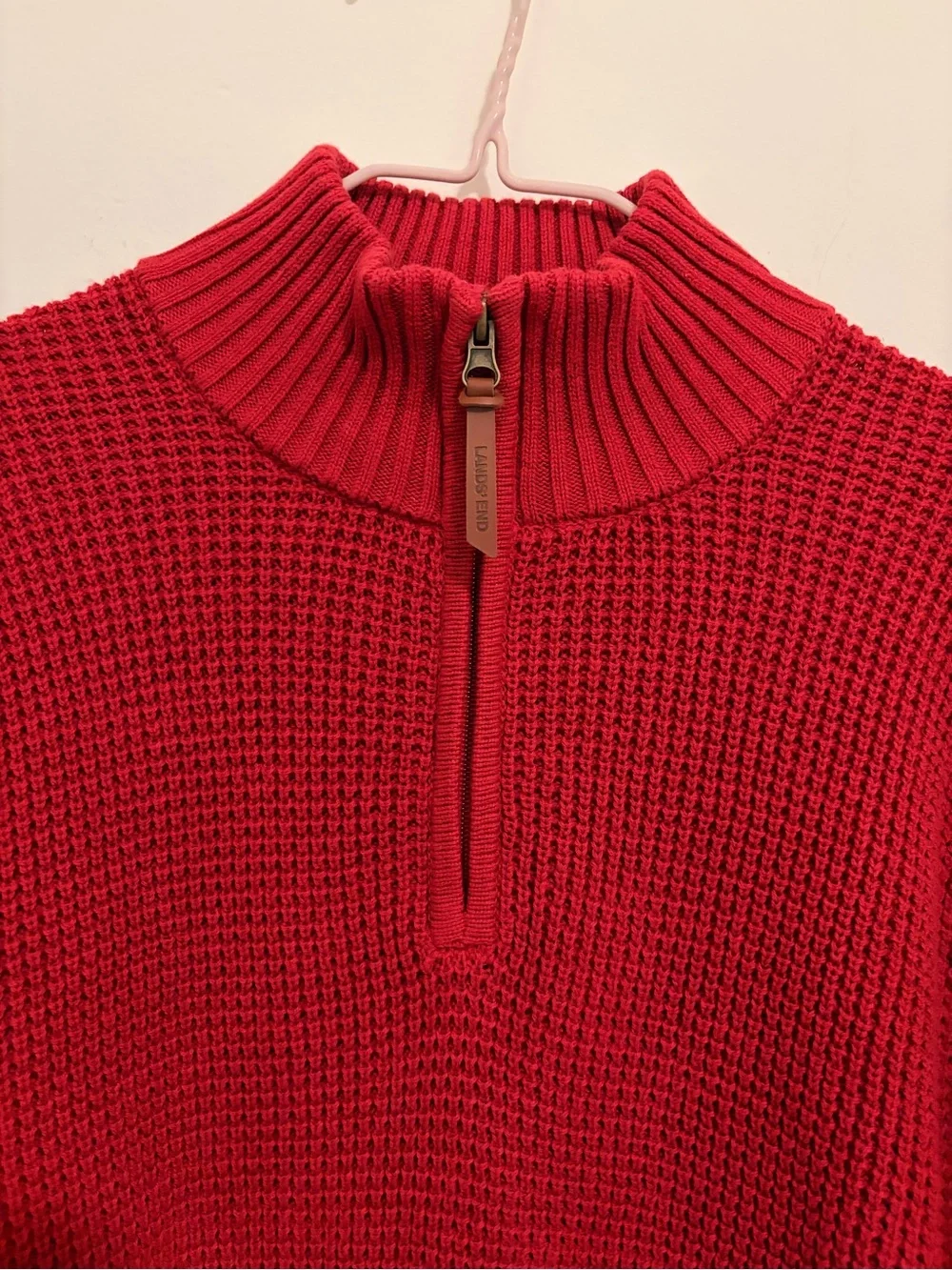 Lands End waffle knit