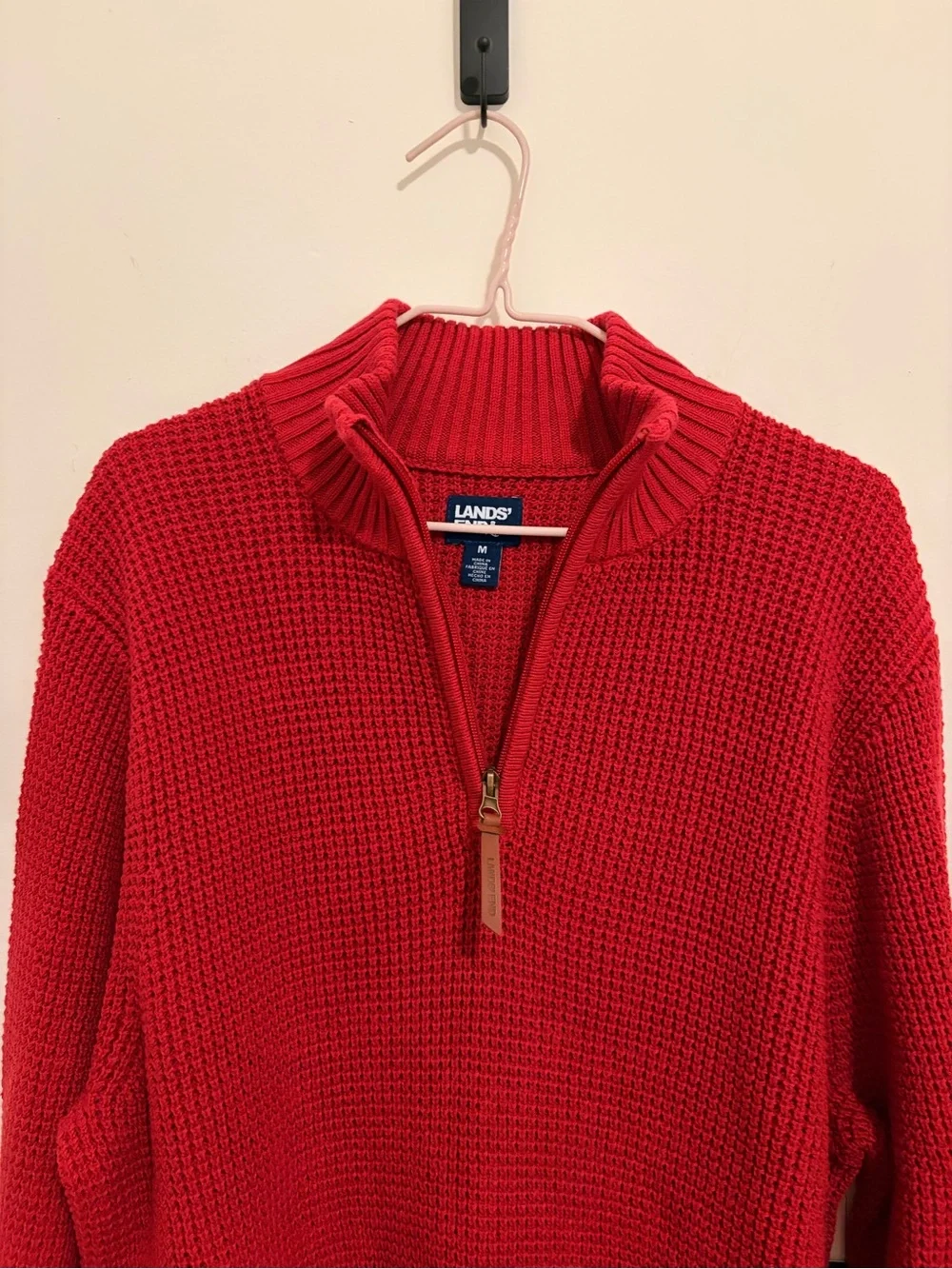 Lands End waffle knit