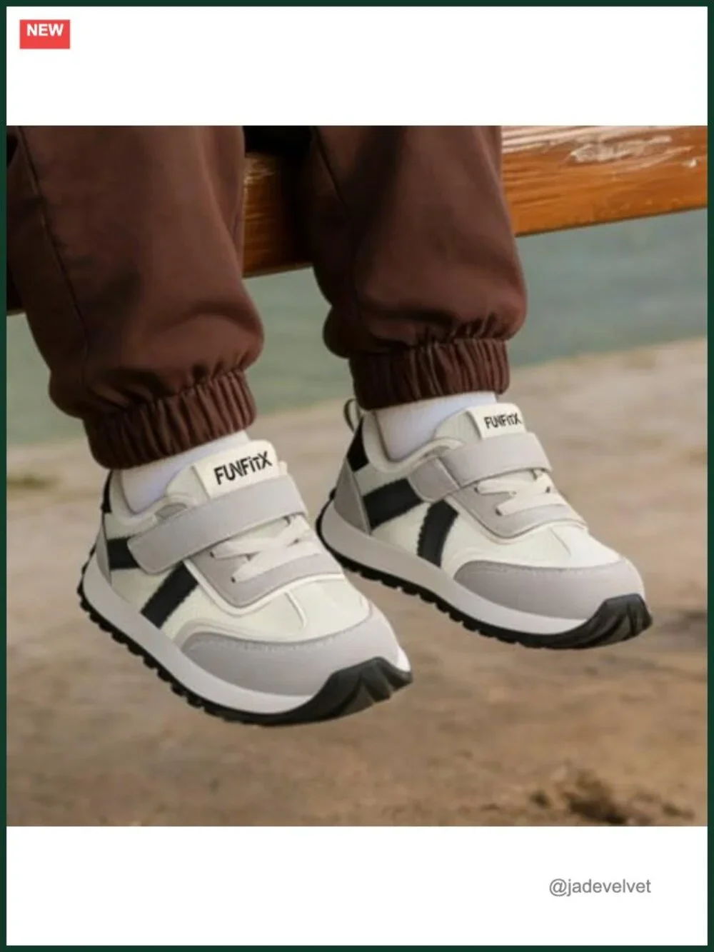 Wide Toe Box Toddler Sneakers, Easy Slip-On, Hook & Loop Closure, Flexible Sole