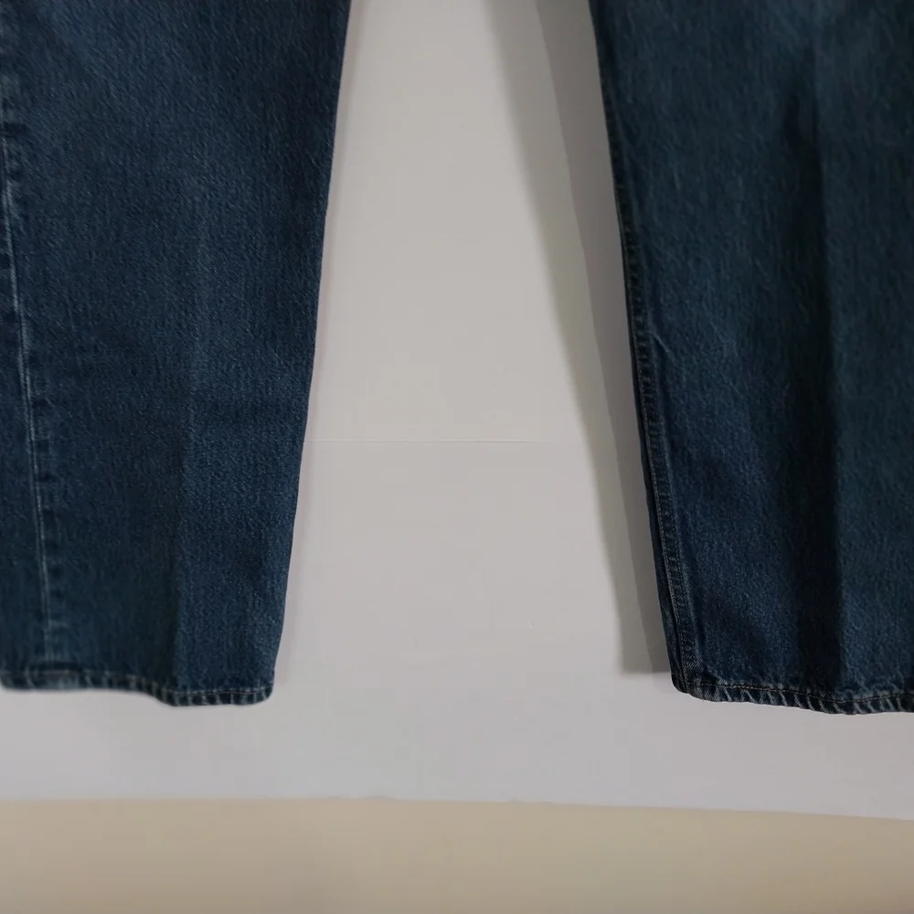 LEVI'S 501 Men's Straight Fit Denim Jeans - Deep Blue