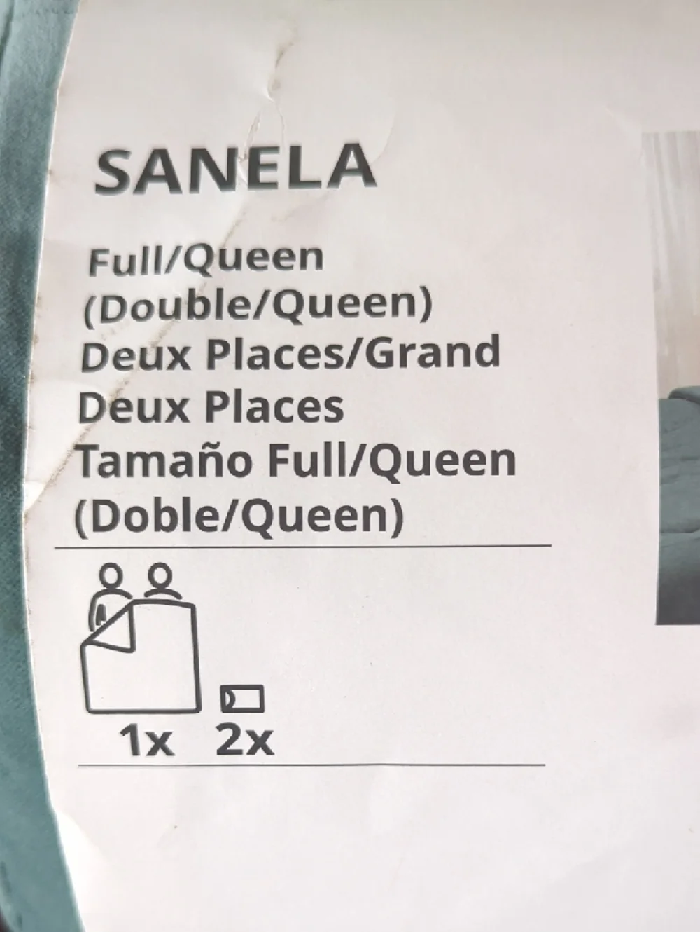 IKEA quilted comforter lightweight