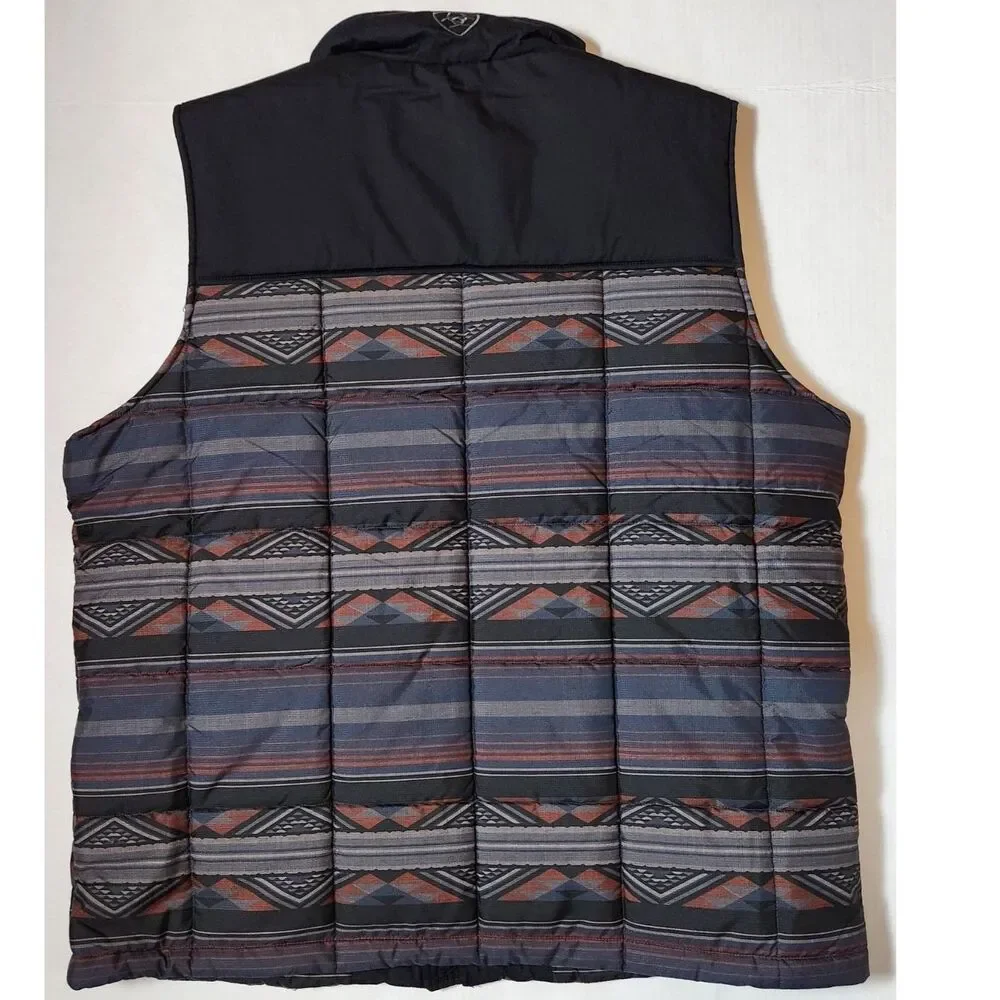 Ariat Crius Insulated Vest Southwestern Rust Men’s XL
