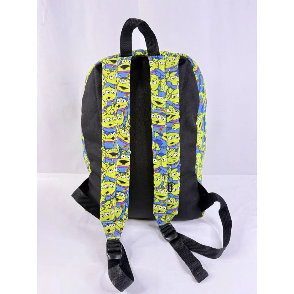 RARE Vans Toy Story Backpack Aliens with Hidden Buzz Lightyear Disney Pixar