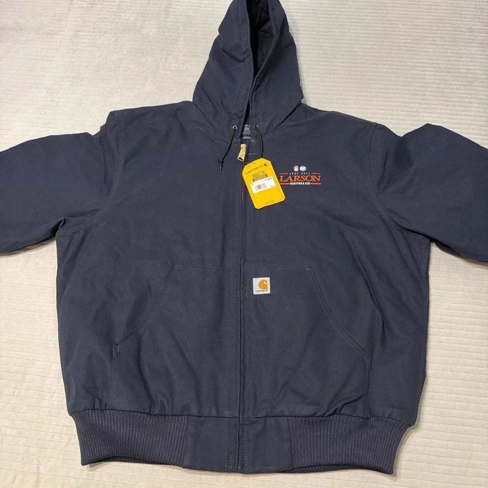 Carhartt Firm Duck Insulated Flannel Lined Active Jacket XLarge LooseFit New Tag