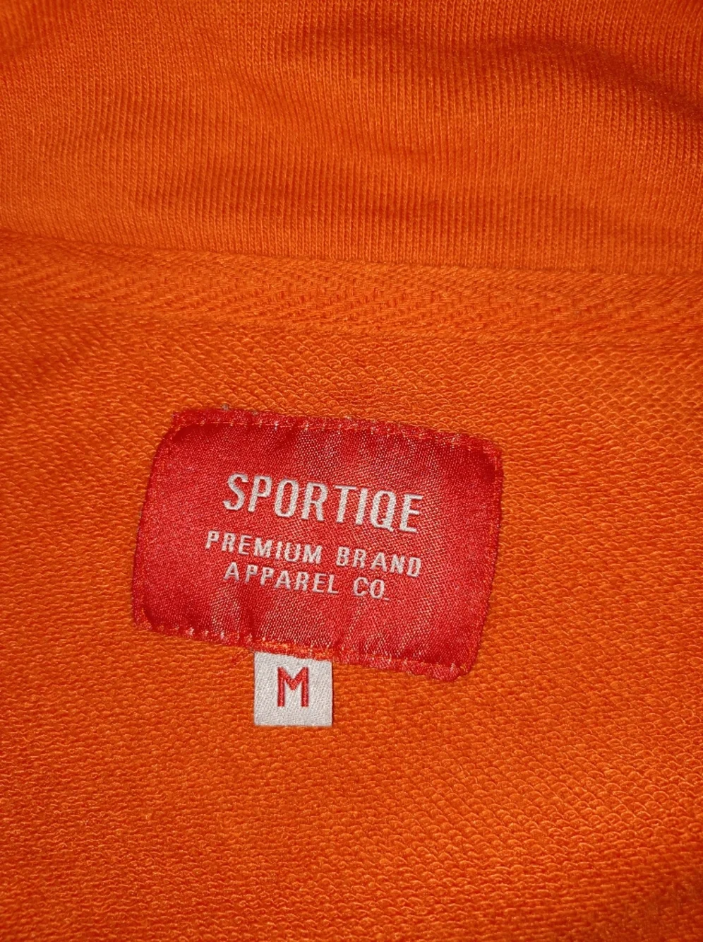Philadelphia Flyers Orange Quarter Zip Pullover Size Medium Sportique Brand Med