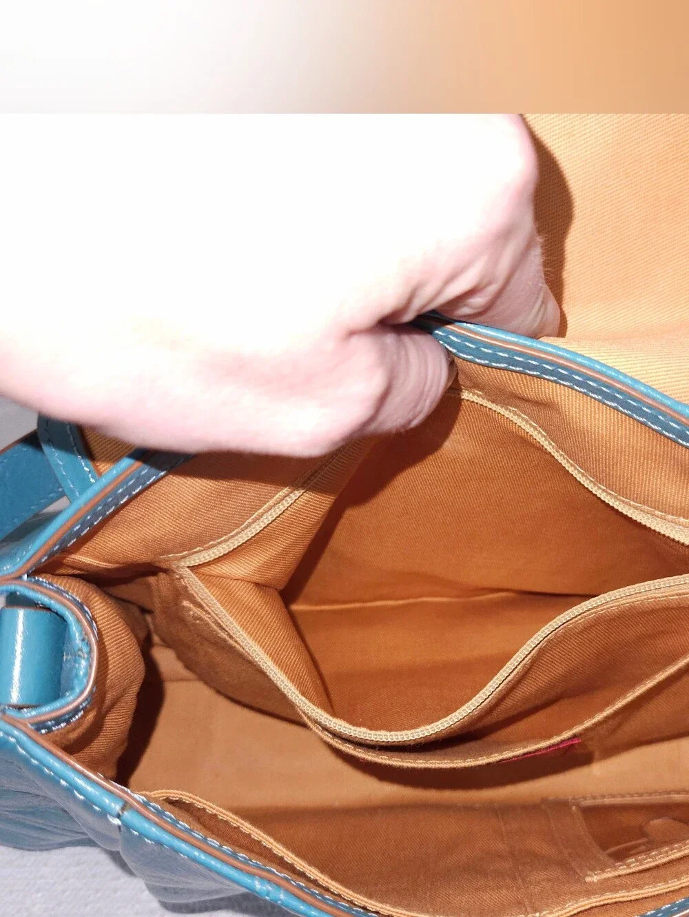 HOBO turquoise leather
