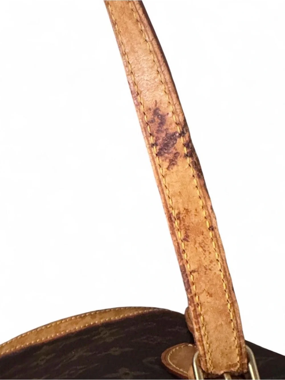 Louis Vuitton leather trim
