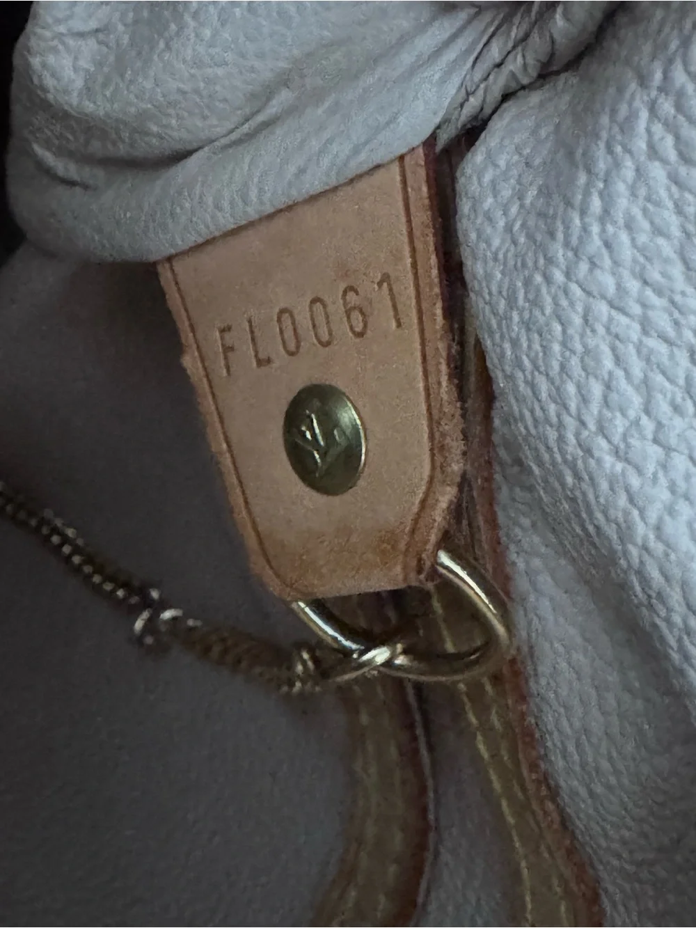Louis Vuitton no straps visible