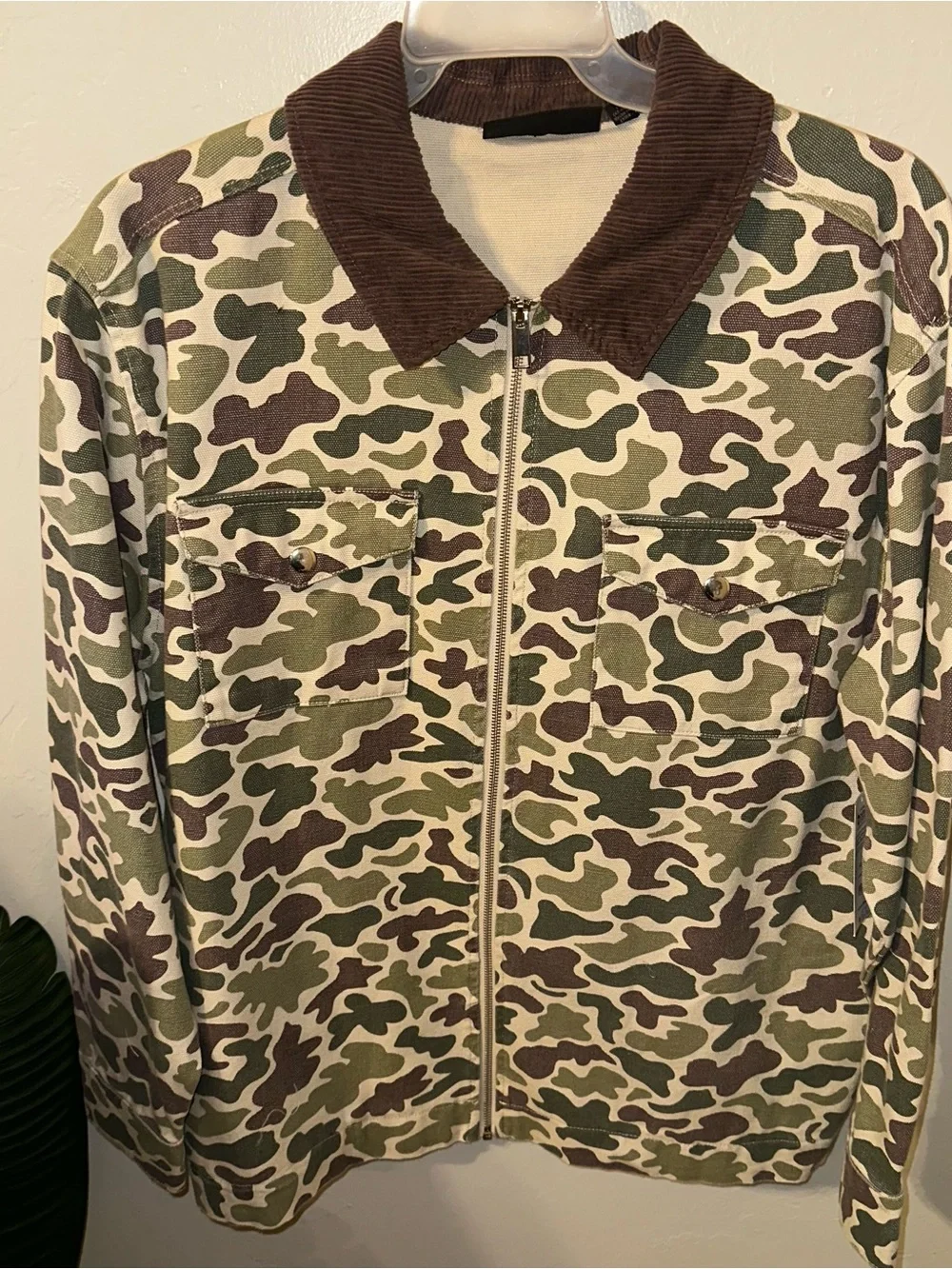 No Boundaries military jacket snap