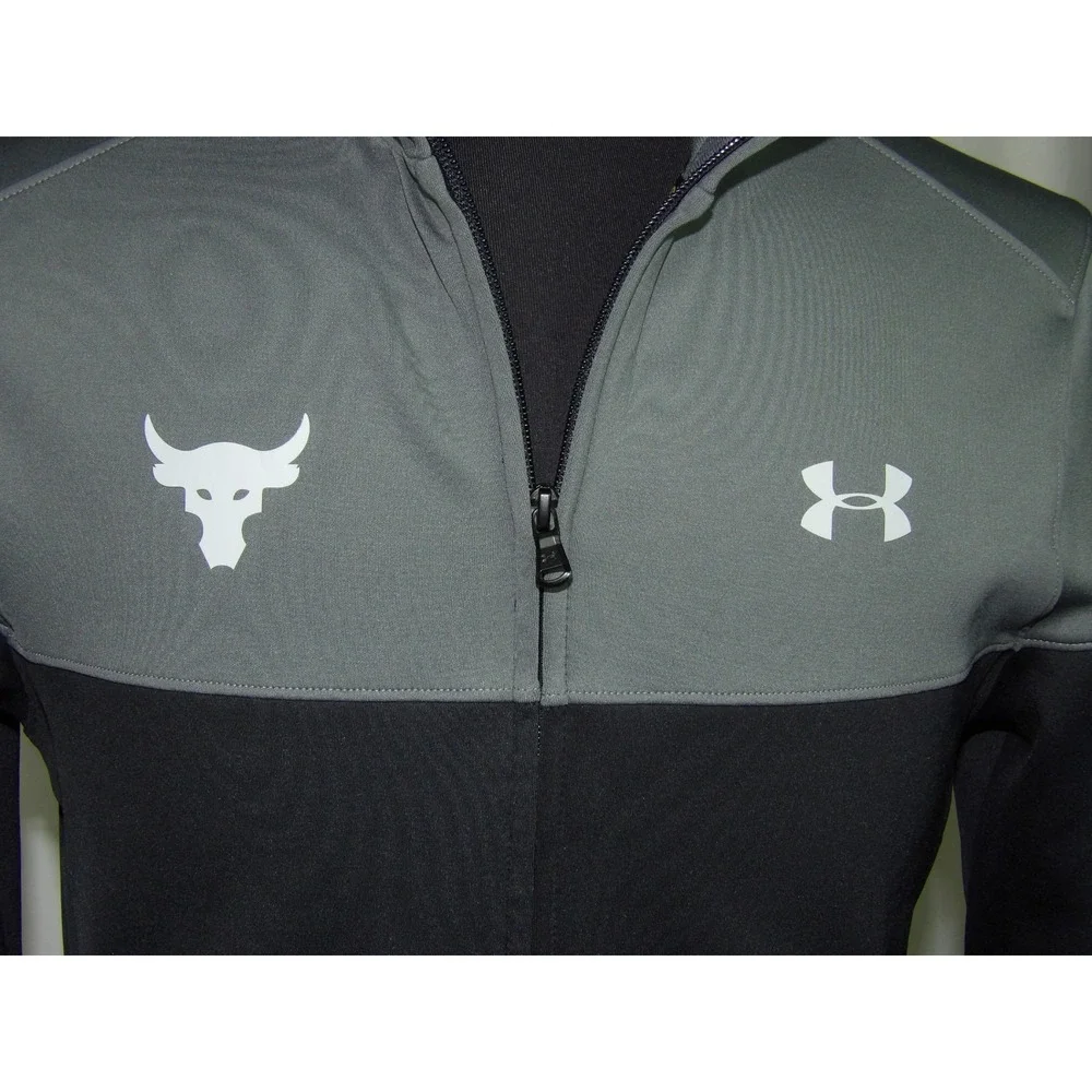 Under Armour Project Rock Zip-Up Athletic Track Jacket Men's Small