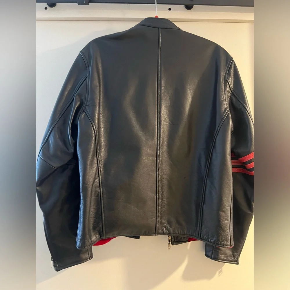 Vintage Leather Cafe RacerJacket, soft 100% Napa Leather,