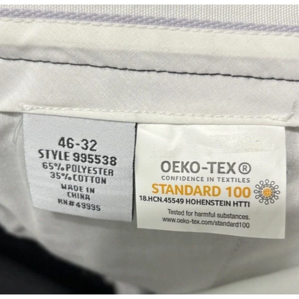 Wearguard Men’s Pants Cargo Size 46x32 Black Uniform Medic Elastic Back Waist