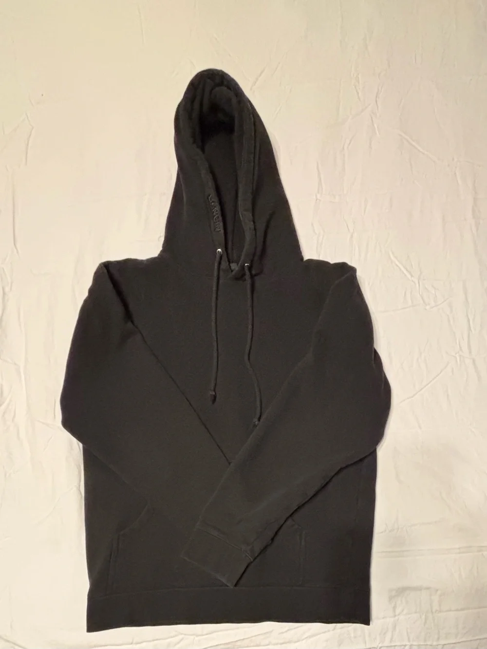 Men's Black Crewneck Hoodie Sweater