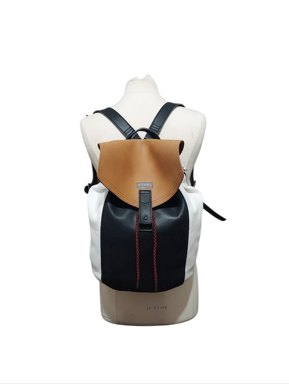 Sorel leather backpack