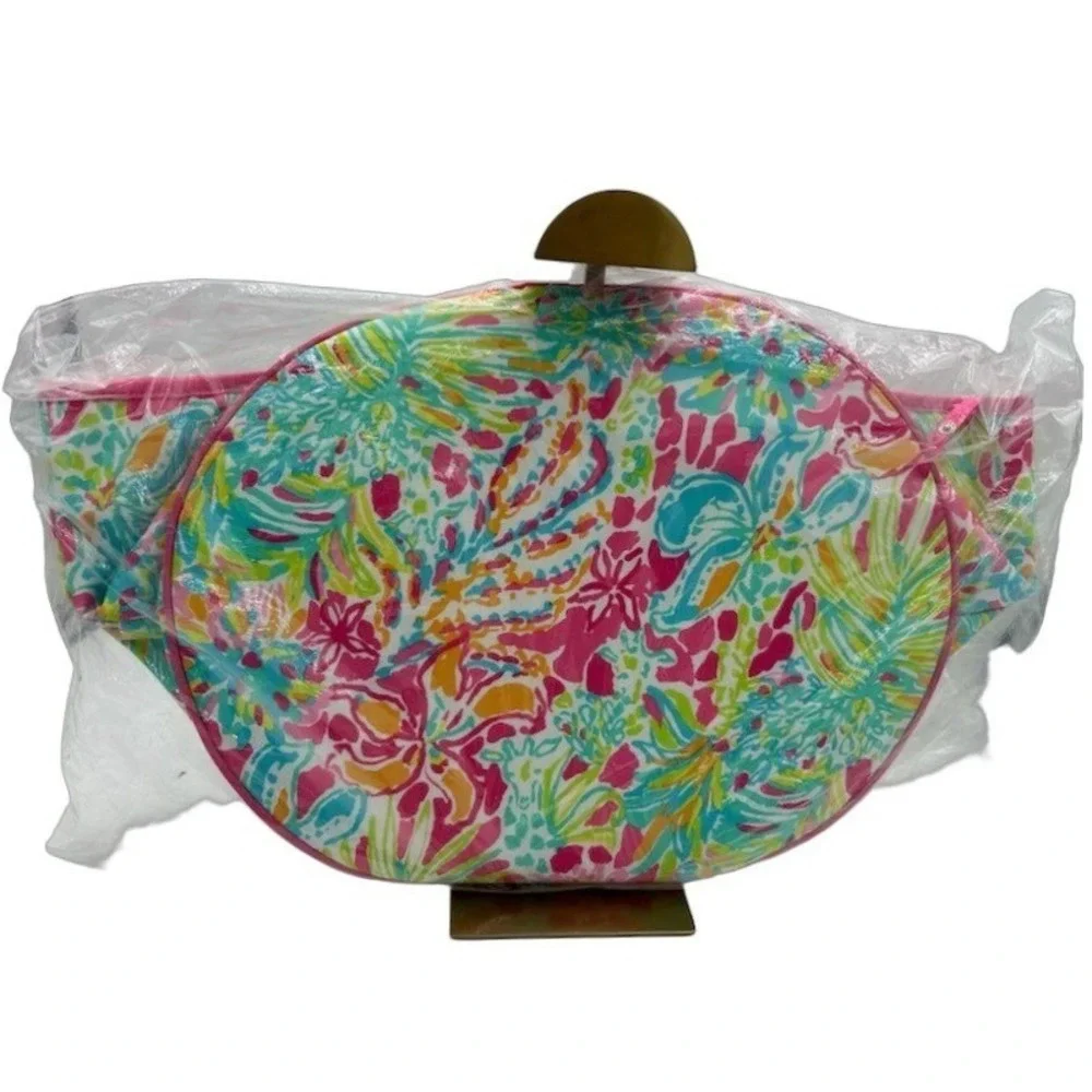 NEW Lilly Pulitzer Beverage Bucket Women's One Size Pink Spot Ya Floral Cooler