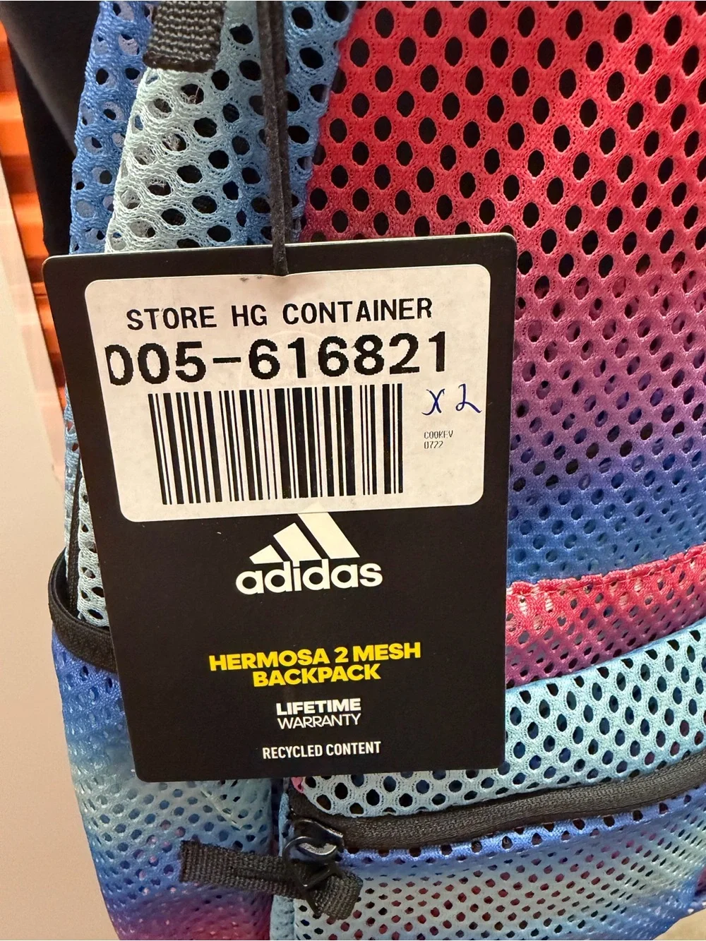 adidas vibrant gradient