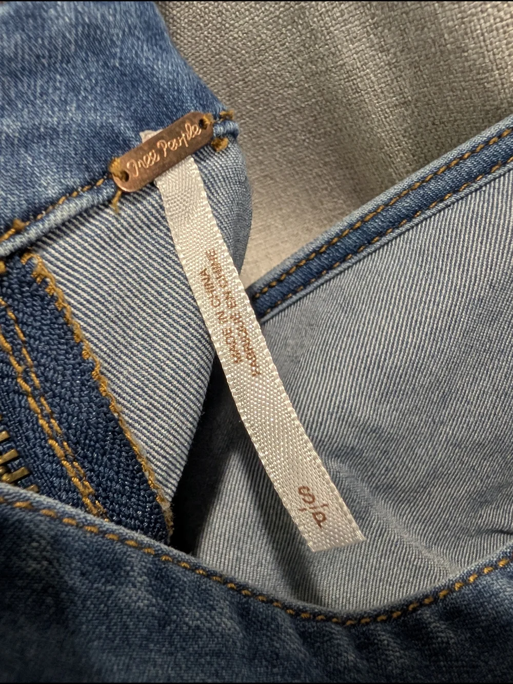Free People boho denim