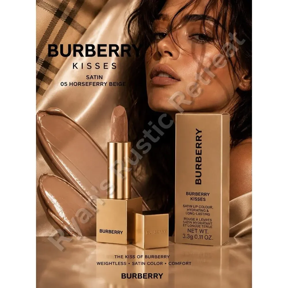 Burberry Horseferry Beige Lipstick 05 - Long Lasting Lip Color - New In Box 3.3g