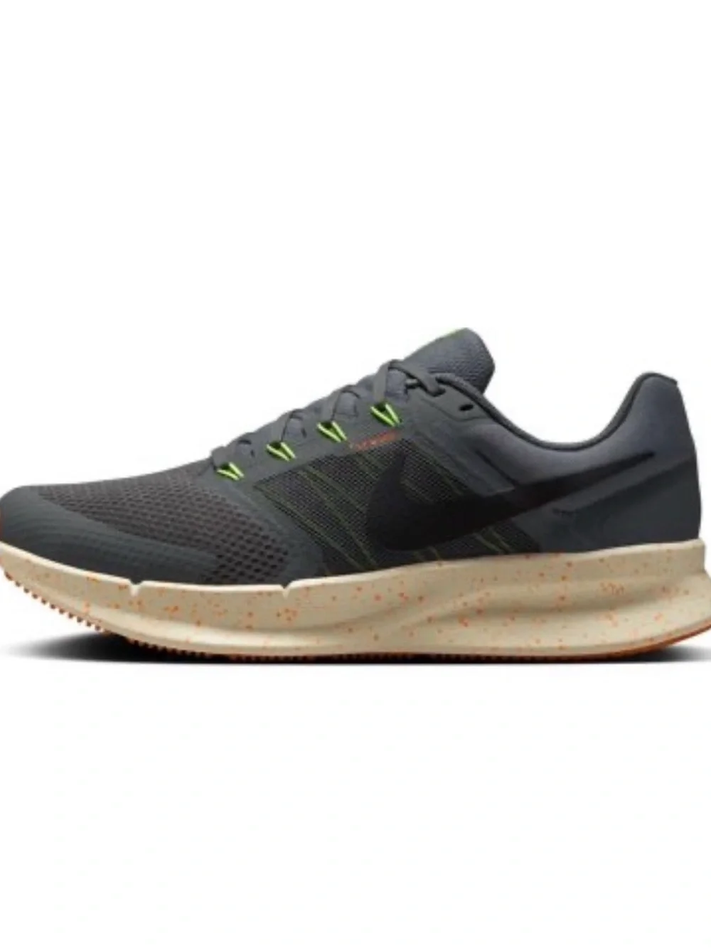 Nike Women’s Run Swift 3 Running Shoes Sneakers Size 9.5 & 10 Grey/ Black/Orange