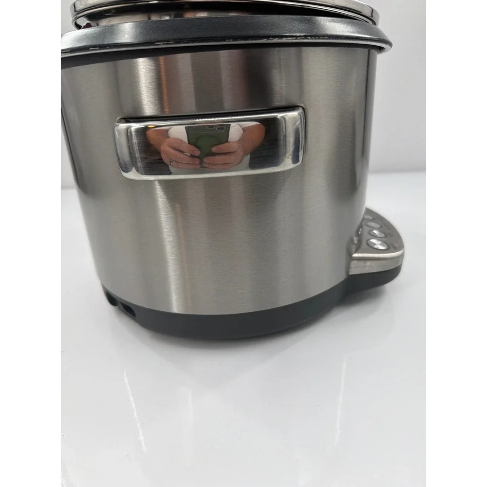 Breville BRC600XL The Risotto Plus Rice Cooker Steamer Slow Cooker Silver