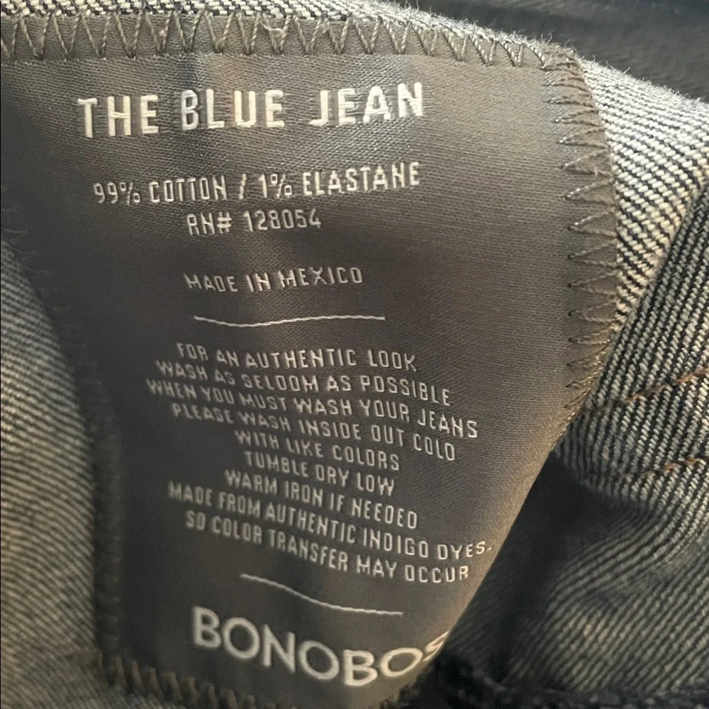 bonobos mens tailored blue jean