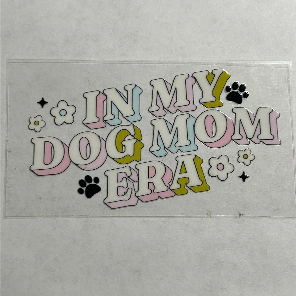 Dog Mom Era Cup Decal D37