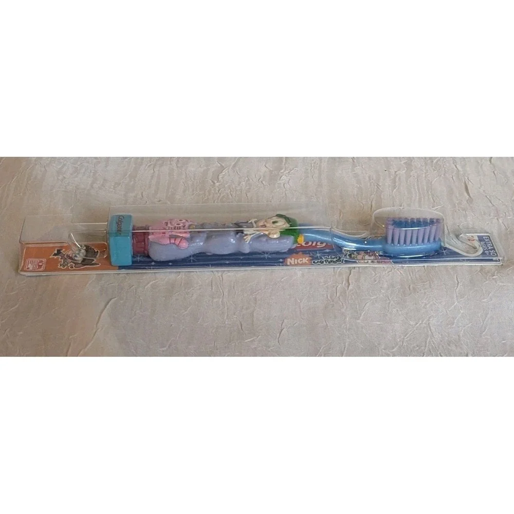 NOS Nickelodeon Toothbrush Fairly Odd Parents Soft Colgate Kids 2004 Sealed Y2K