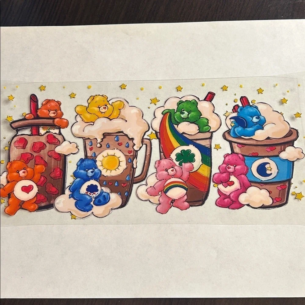 Care Bears Cups Cup Decal (68)