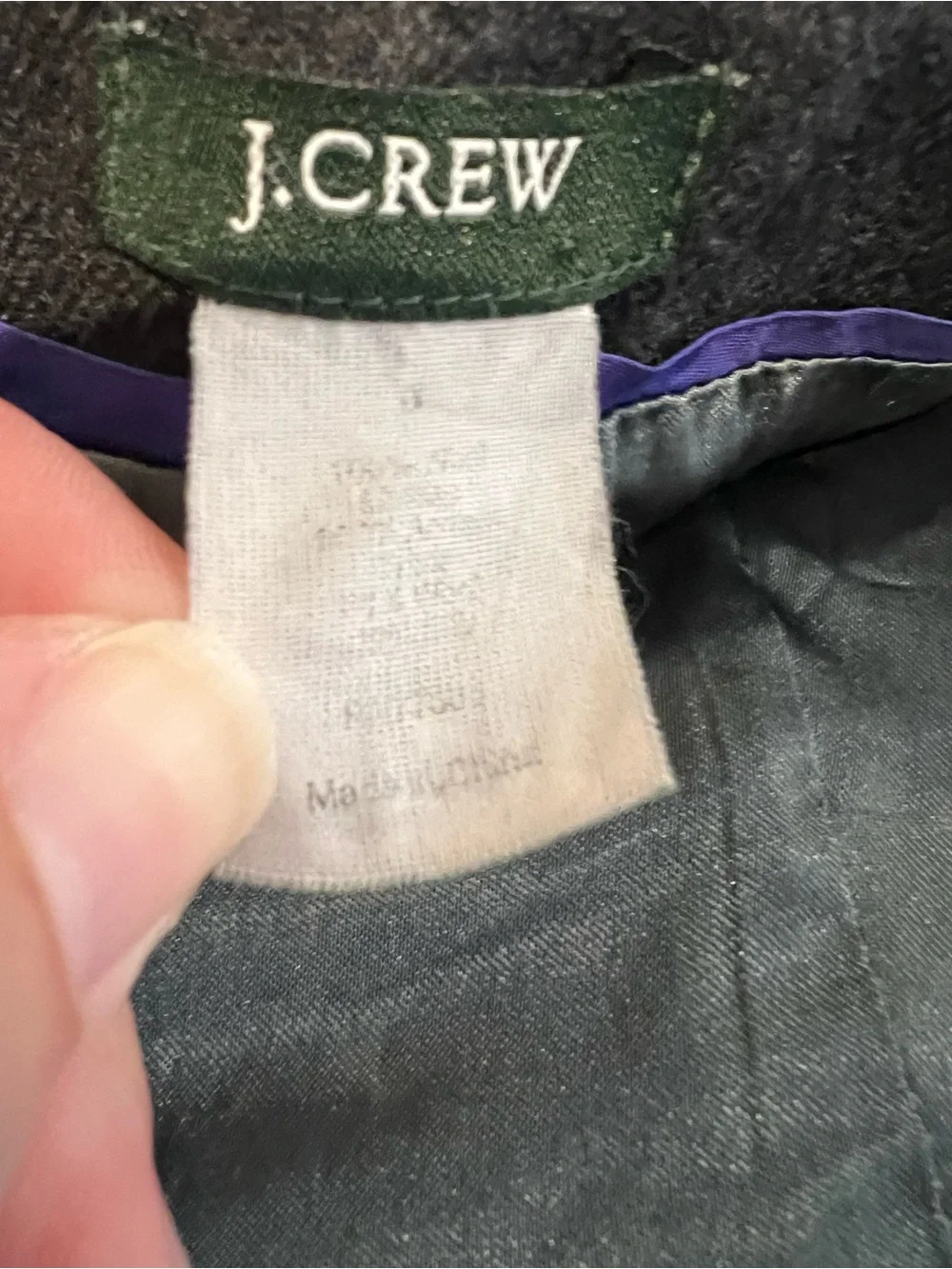 J. Crew tailored dark