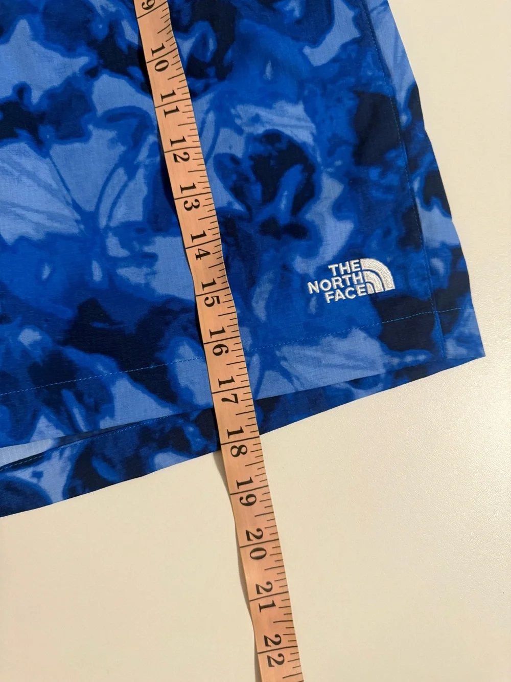 The North Face Men’s Blue Camo Swim Trunks