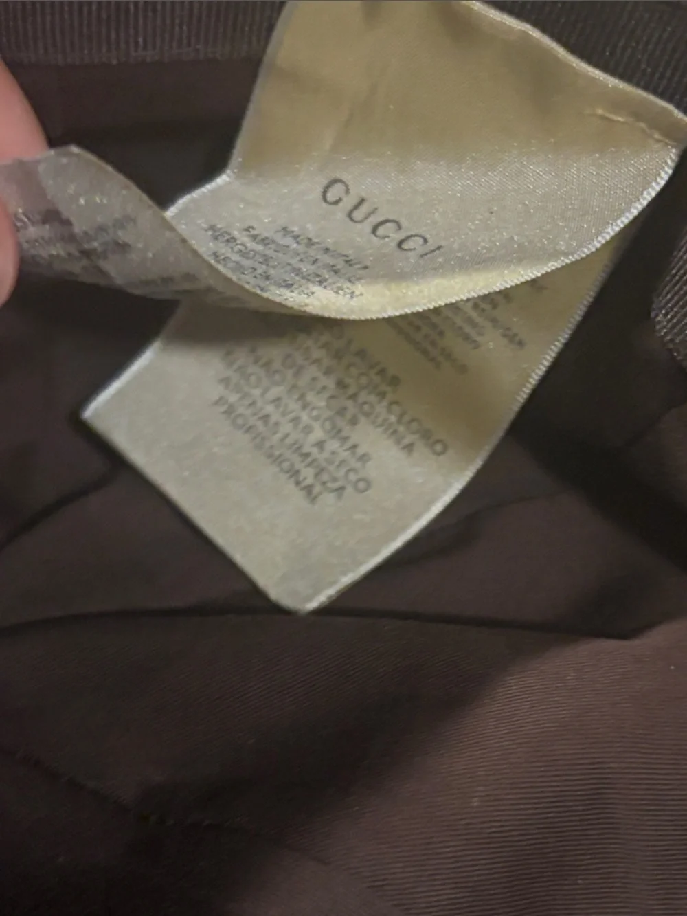 GUCCi Hat -size Medium- Canvas Baseball Cap