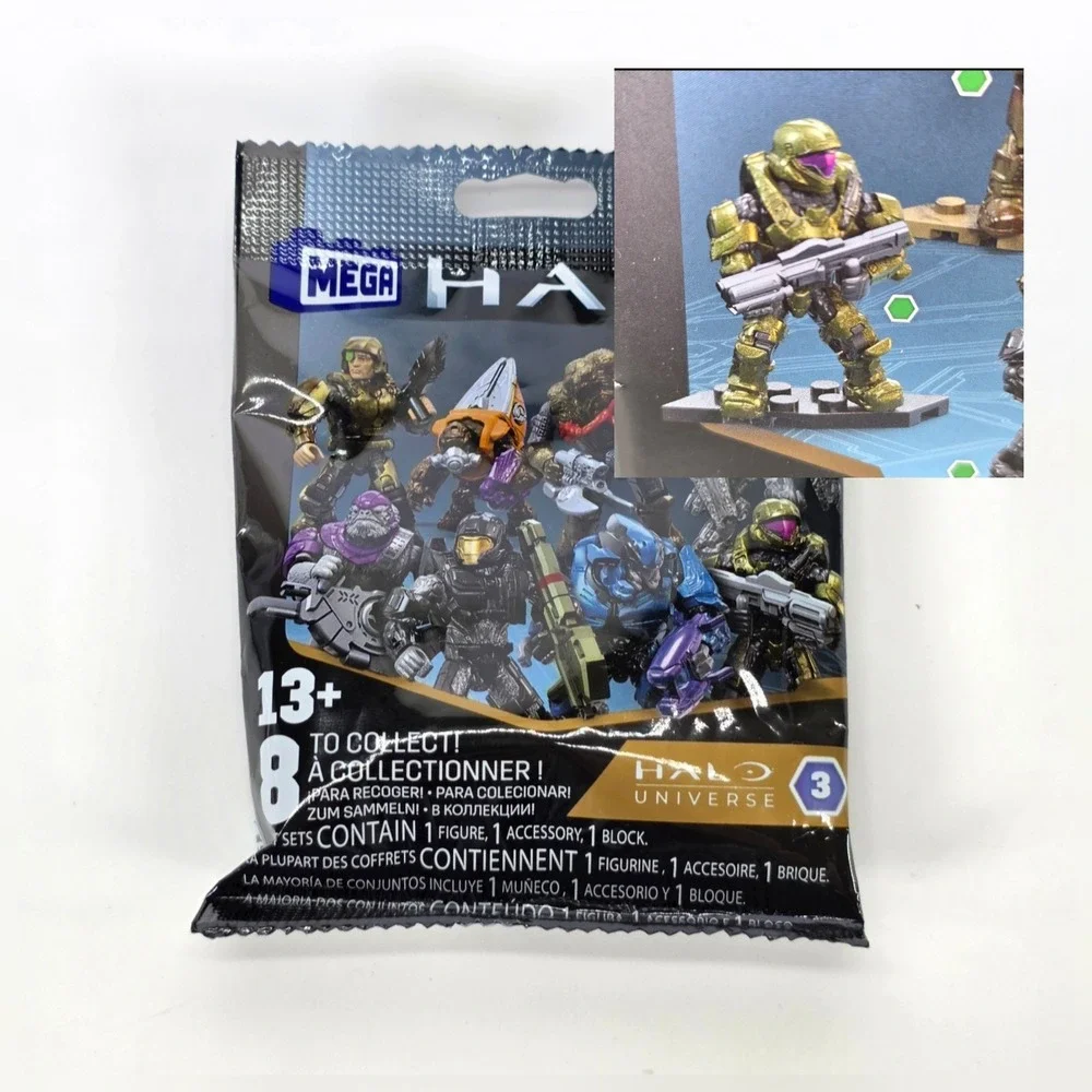 Mega Construx Halo Universe Series 3 Spartan Helljumper 62TC Mini Figure Sealed