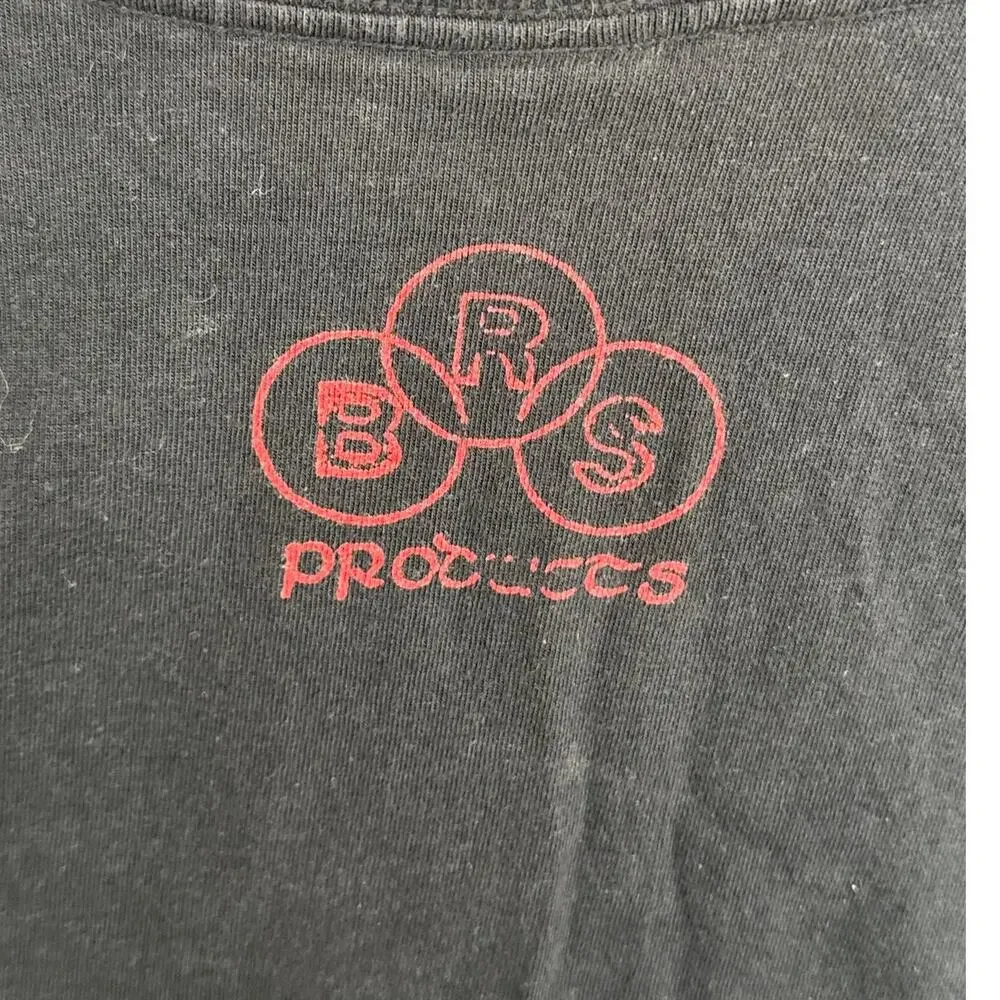 Nike Blue Ribbon Sports AF1 Air Force 1 Black Red Swoosh T Shirt Men XL