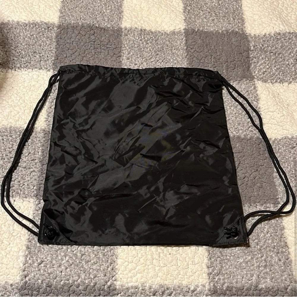 New Champion Cheerleading String Backpack Black Rose Cheer NWOT